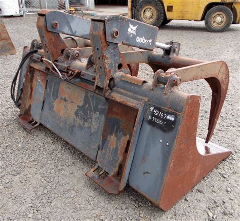 bucket thumb grapple for skid steer|used skid steer grapple for sale.